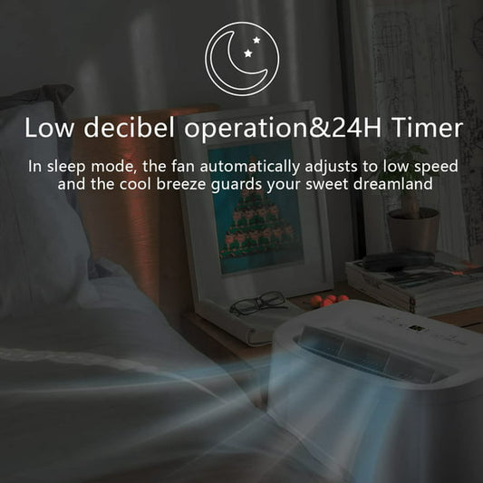 KISSAIR 10200 BTU (14000 BTU ASHRAE) Air Conditioner, Portable Air Conditioner/Portable AC for Home agluckyshop