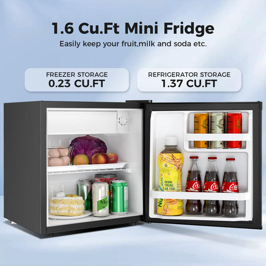 Mini Fridge with Freezer, Rated 1.6 cu. ft 58046RRE0