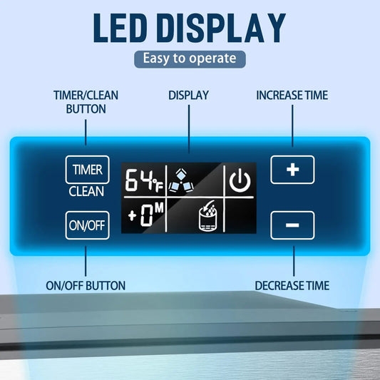 AGLUCKY Commercial Ice Maker Machine