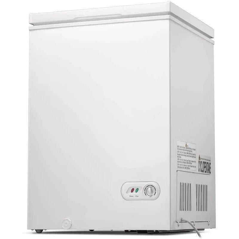 3.5 Cubic Feet White Chest Freezer Free Standing