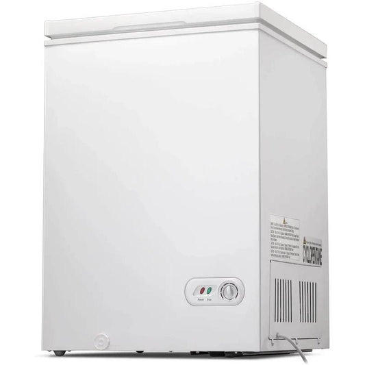 3.5 Cubic Feet White Chest Freezer Free Standing