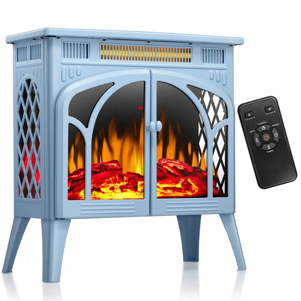 LHRIVER  25 Inch Electric Fireplace Stove Heater