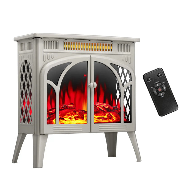 LHRIVER  25 Inch Electric Fireplace Stove Heater