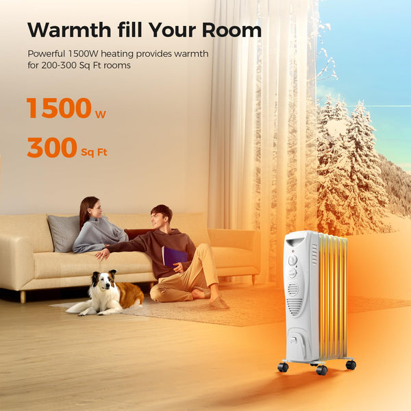 AGLUCKY Portable Electric Radiator Heater 3615
