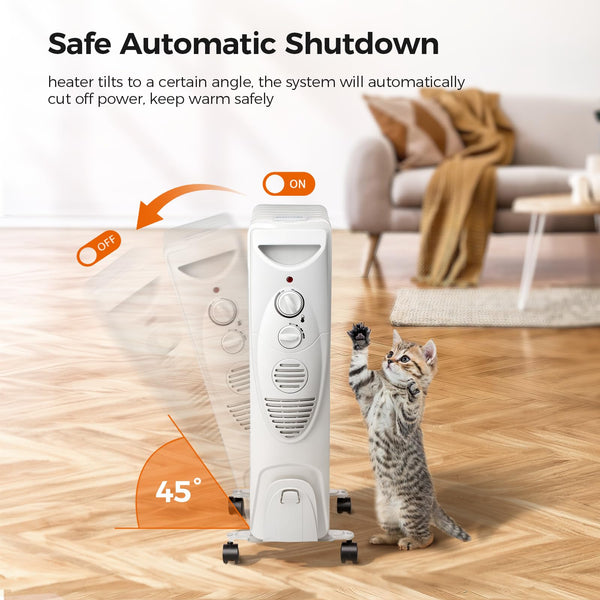 AGLUCKY Portable Electric Radiator Heater 3615