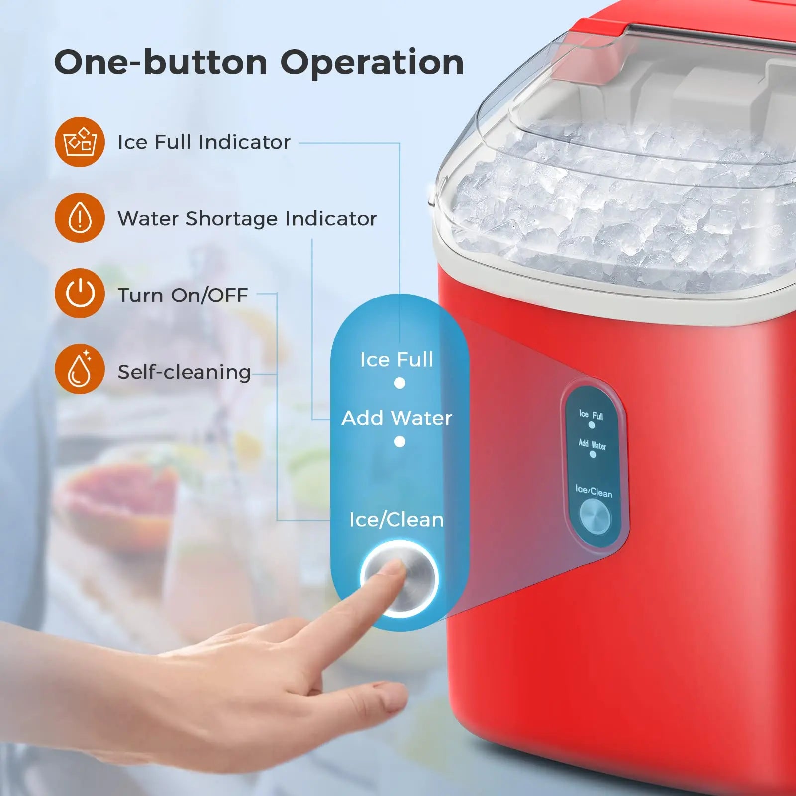 AGLUCKY Nugget Ice Maker
