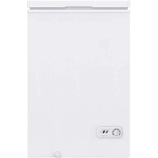 3.5 Cubic Feet Chest Freezer with 2 Removable Baskets Free Standing Top open Door Compact Freezer with Adjustable Temperature for Home/Kitchen/Office/Bar (3.5 Cubic Feet, Black)