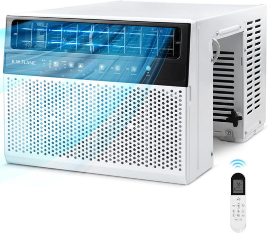 Window Air Conditioner 12,000 BTU, 6 in 1 U Shaped Window AC unit with Remote Control A5408W-12K