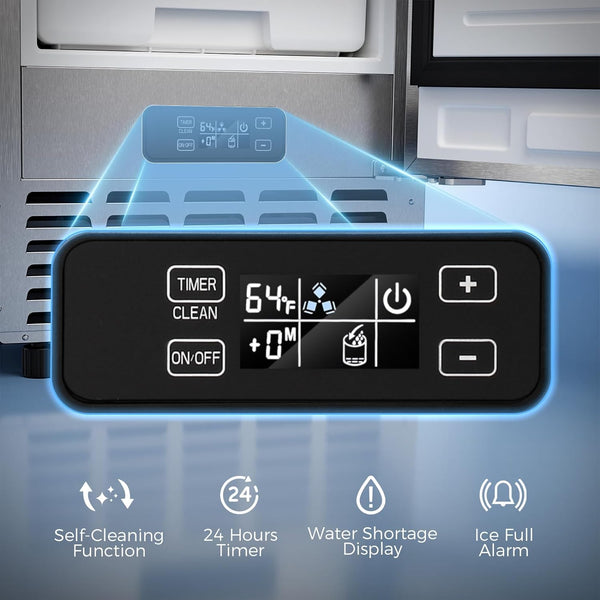 Joy Pebble Commercial Under Counter Nugget Ice Maker Machine Z5830N