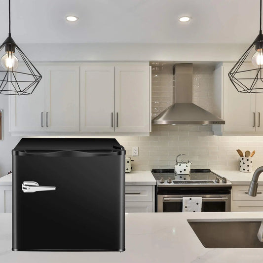 Mini Upright Freezer 1.2 Cu.ft Compact freezer with Removable Shelves