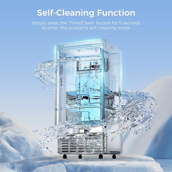 Joy Pebble Commercial Under Counter Nugget Ice Maker Machine Z5830N