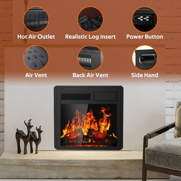 Auseo Electric Fireplace Insert 18