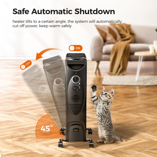 AGLUCKY Portable Electric Radiator Heater 3615