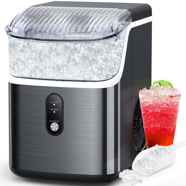 AGLUCKY Nugget Ice Maker Countertop Z5815NB
