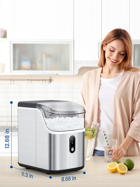 AGLUCKY Nugget Ice Maker Countertop Z5815NB