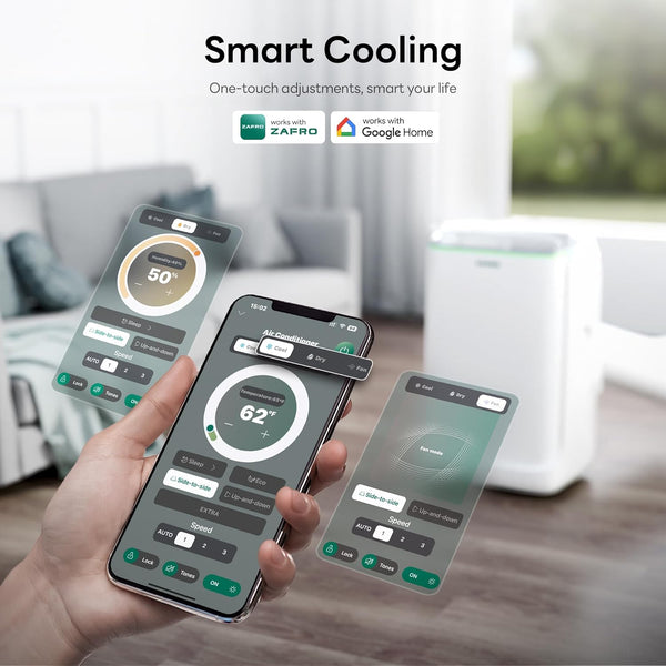ZAFRO 14,000 BTU (10,000 BTU SACC) Portable Air Conditioners A9092R-10K