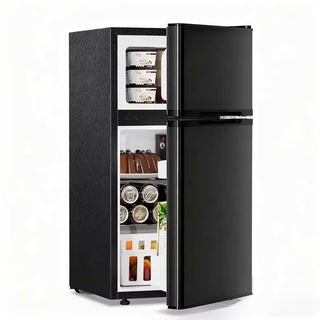 Aglucky 3.2 Cu.Ft,Mini Refrigerator with Freezer F5887