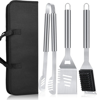BBQ Tool Grilling Accessories, 16-Inch Stainless Steel BBQ Grill Tools