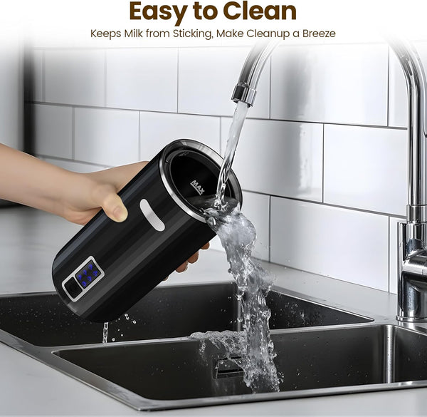 6-in-1 Electric Milk Frother with Stainless Steel Inner Tank 29108KMI0