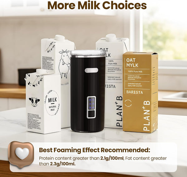 6-in-1 Electric Milk Frother with Stainless Steel Inner Tank 29108KMI0