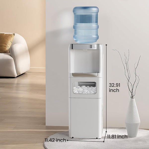 Aglucky Water Cooler Dispenser with Ice Maker