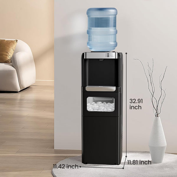 Aglucky Water Cooler Dispenser with Ice Maker