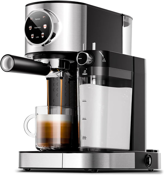 Espresso Machine 20Bar, Cappuccino Machine with Automatic Milk Frother CM8008