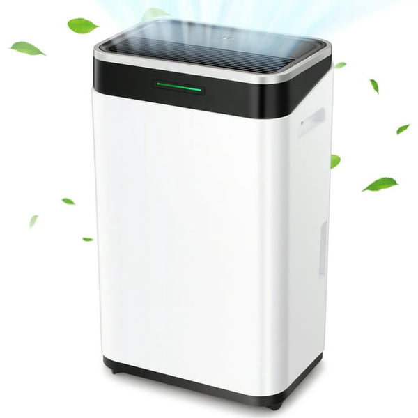 Auseo 50 Pint Dehumidifiers, 4500 Sq. Ft Dehumidifier with Drain Hose, 1.72 Gallon Water Tank, 3 Operation Modes, 24H Timer, Portable Dehumidifier for Basement/Bathroom/Laundry Room
