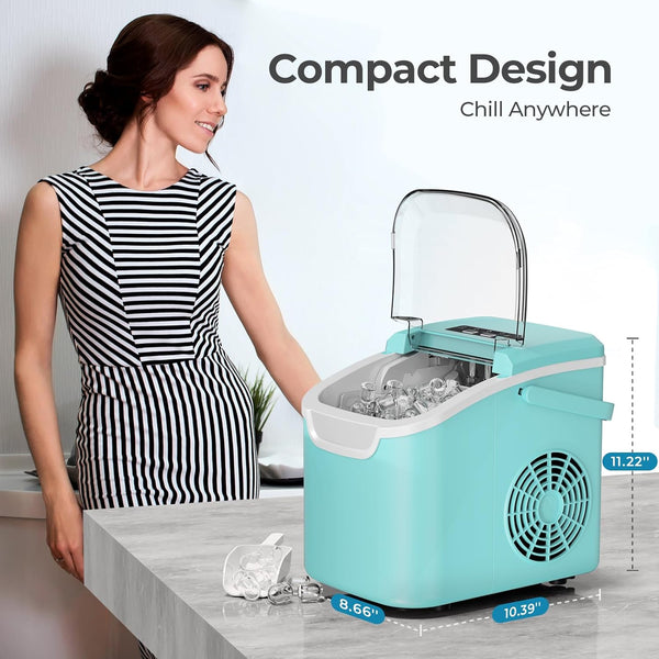 Countertop Ice Maker, 26 lbs/Day ice Production 58012RIM0