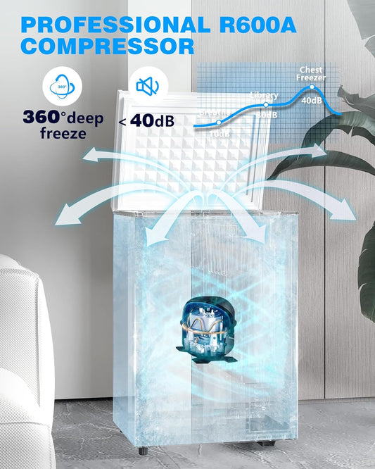 Chest Freezer with Removable Basket D5880H