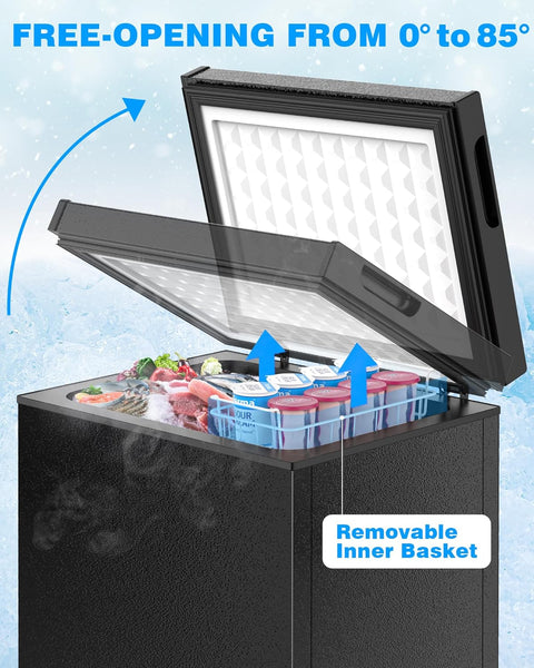 Chest Freezer with Removable Basket D5880H
