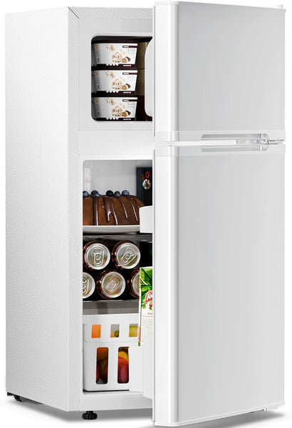 Aglucky 3.2 Cu.Ft,Mini Refrigerator with Freezer F5887