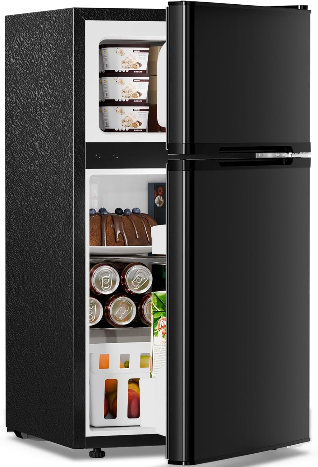 Aglucky 3.2 Cu.Ft,Mini Refrigerator with Freezer F5887