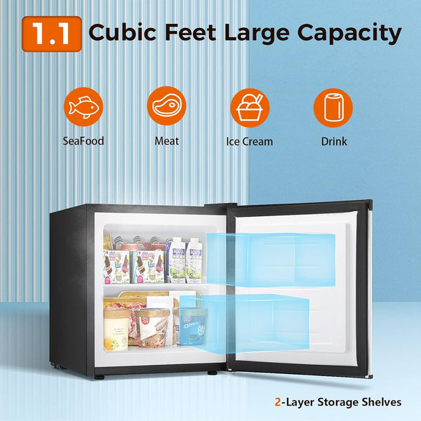 Mini Fridge with Freezer, Rated 1.6 cu. ft 58046RRE0