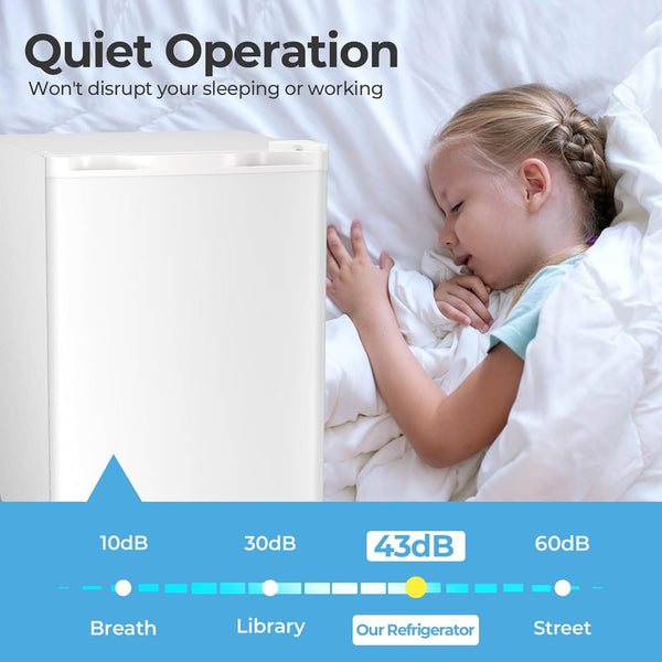 3.2 Cu.Ft. Mini Fridge with Freezer 58090RRE0