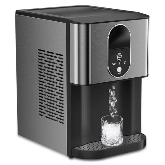 AGLUCKY Nugget Ice Maker Countertop, Auto-Cleaning Pebble Ice Maker wi –  agluckyshop