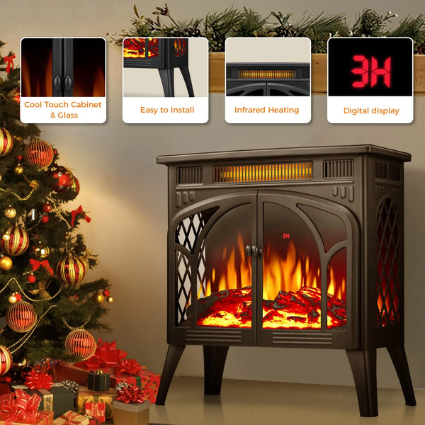  Electric Fireplace Stove Heater