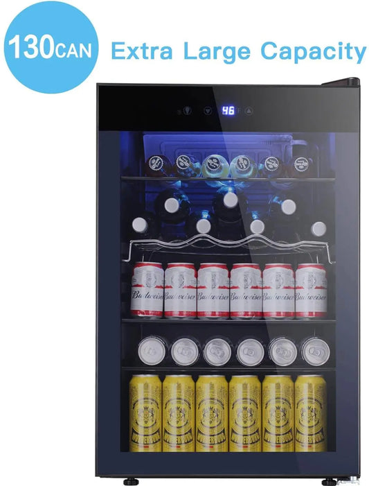 4.5 Cubic Feet Mini Fridge Beverage Digital Temperature Control