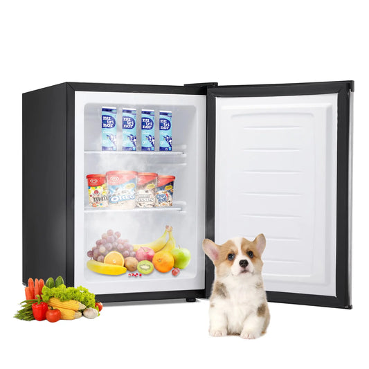 2.1Cu.ft. Compact Chest Upright Freezer Single Door. agluckyshop