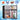 AGLUCKY 3.2 Cu.Ft Mini Vintage Refrigerator, Vertical Compact Refrigerator, Adjustable Temperature, 2-door Mini Refrigerator for Home, Office, Dormitory, or RV, Apartment Food Storage Room or Beverage agluckyshop