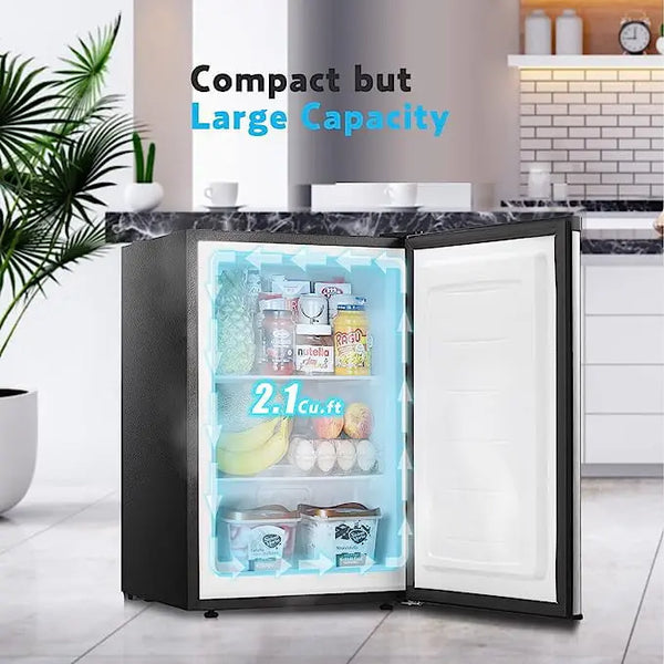 Kissair 2.1Cu.ft. Compact Chest Upright Freezer Single Door.