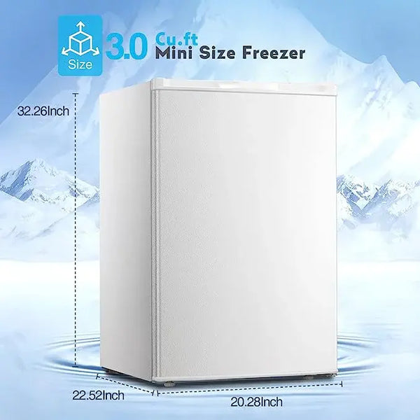 3.0 Cu.ft Compact Chest Upright Freezer Single Door