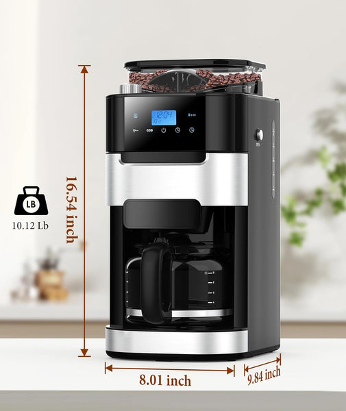10-Cup Drip Coffee Maker with Grinder CM8025
