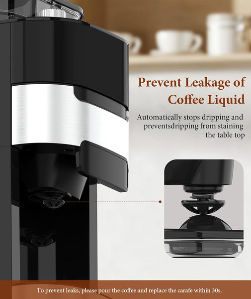 10-Cup Drip Coffee Maker with Grinder CM8025