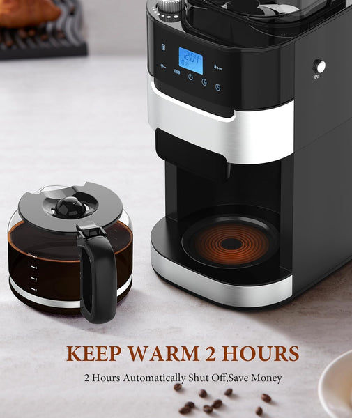 10-Cup Drip Coffee Maker with Grinder CM8025