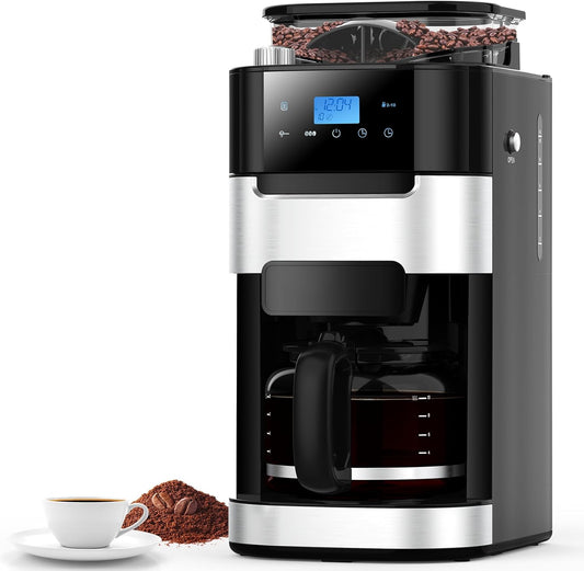 10-Cup Drip Coffee Maker with Grinder CM8025