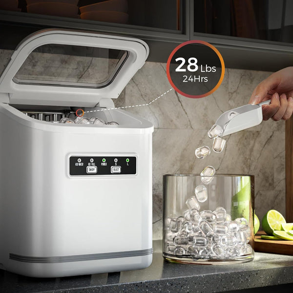 Countertop Ice Maker 9 Bullet Ice Cubes in 6 Mins, Z5812K-BLACK
