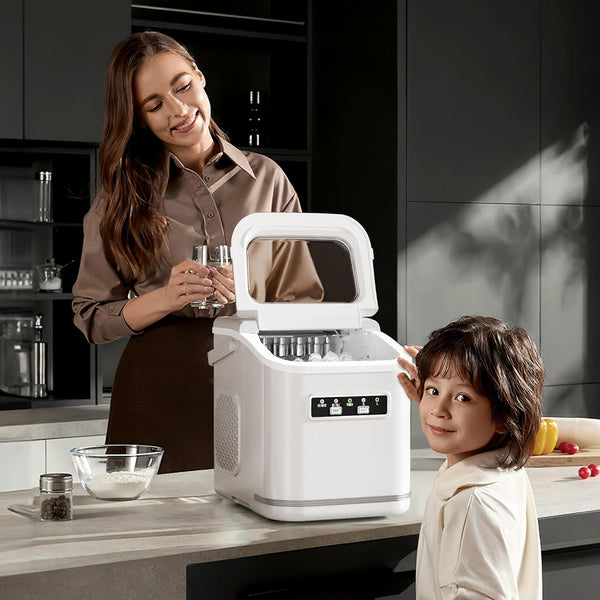 Countertop Ice Maker 9 Bullet Ice Cubes in 6 Mins, Z5812K-BLACK