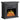 AGLUCKY Wooden Electric Fireplace Mantel Surround Firebox, Freestanding Fireplace&750W/1500W(Black) agluckyshop