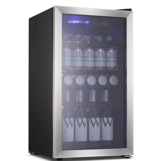 3.2 Cubic Feet Small Wine Fridge Digital Temperature Control